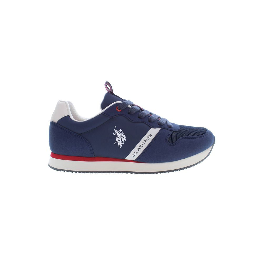 U.S. POLO ASSN. Blue Polyester Men Sneaker