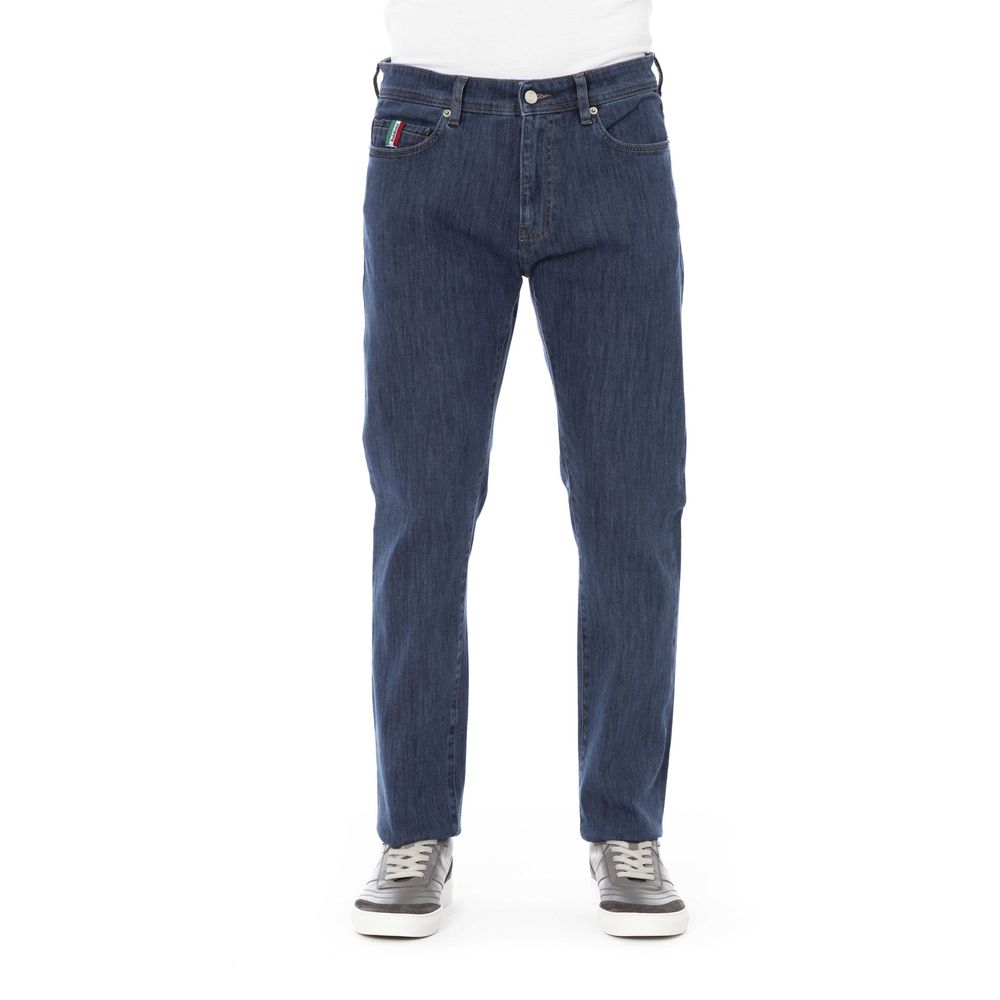 Baldinini Trend Blue Cotton Men's Jeans