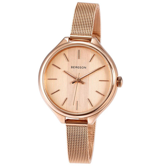 Bergson Rose Gold Women Watch