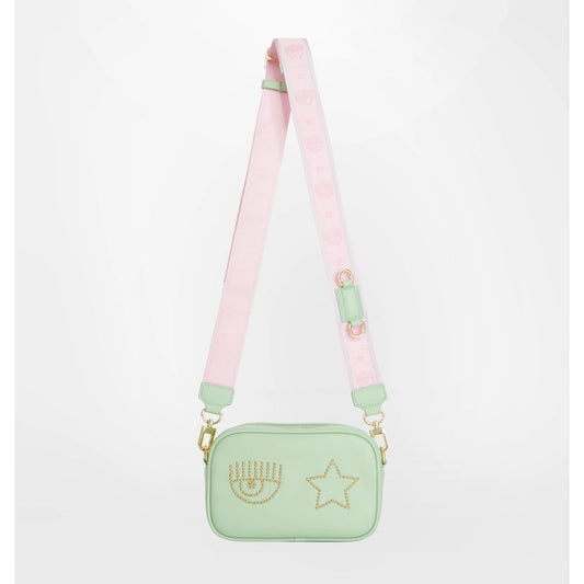 Chiara Ferragni Green Polyester Women Crossbody Bag