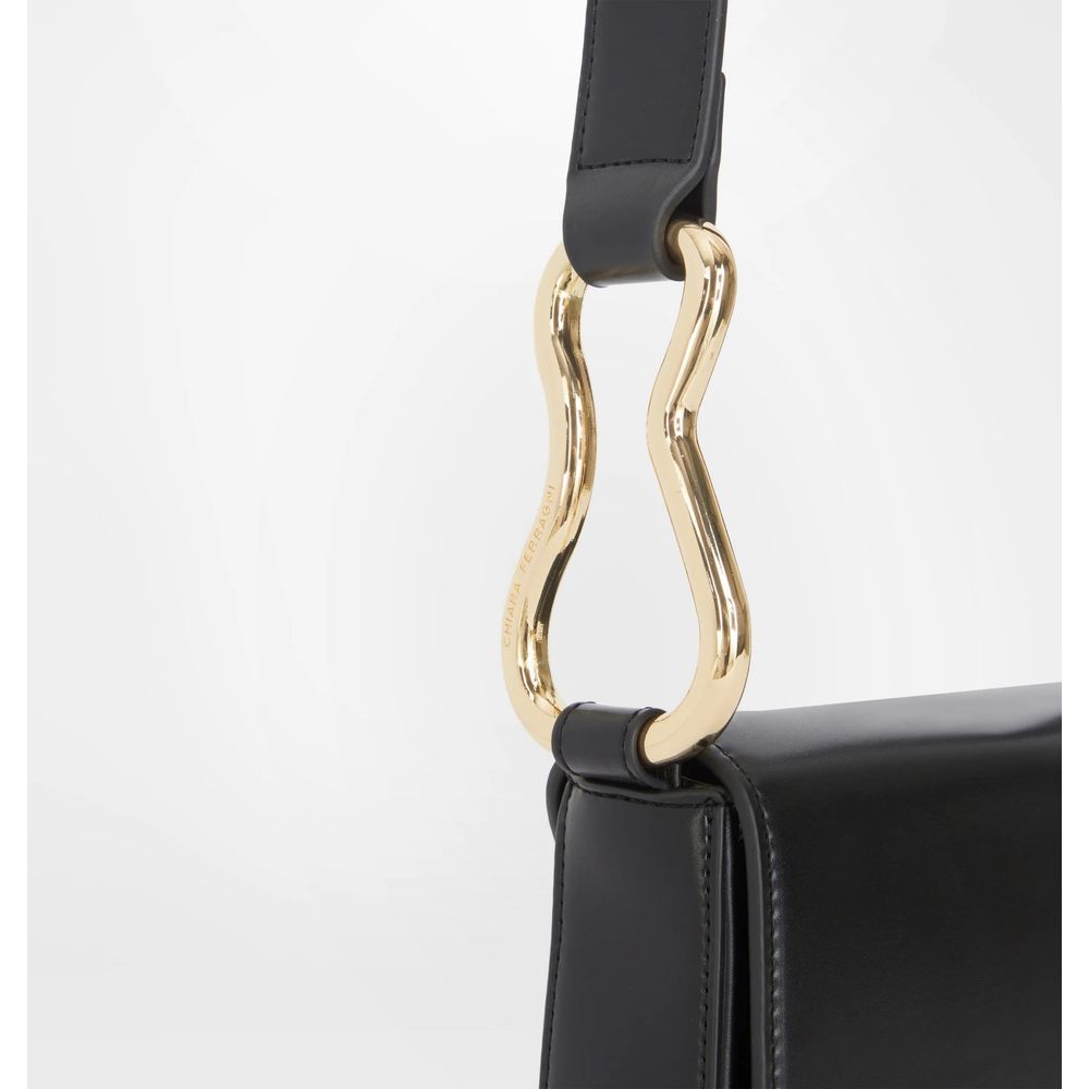 Chiara Ferragni Black Polyester Women Crossbody Bag