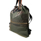 Dolce & Gabbana Military Green Patchwork Rucksack Backpack Bag