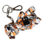 Dolce & Gabbana Multicolor Camouflage Animal Silhouette Keychain Keyring