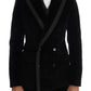 Dolce & Gabbana Elegant Black Slim Fit Three-Piece Suit