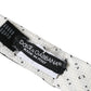 Dolce & Gabbana Black White Patterned Adjustable Tie