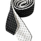 Dolce & Gabbana Black White Patterned Adjustable Tie