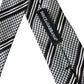 Dolce & Gabbana Black White Stripes Silk Adjustable Tie