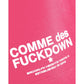 Comme Des Fuckdown Pink Cotton Short