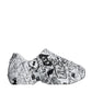 Dolce & Gabbana White Black Graffiti Daymaster Sneakers Shoes