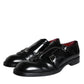 Dolce & Gabbana Black Calf Leather Men Formal Dress Shoes