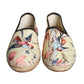 Dolce & Gabbana Beige Floral Canvas Espadrilles Slip On Shoes