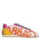 Dolce & Gabbana Multicolor Leather Logo Casual Sneakers Shoes