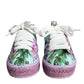 Dolce & Gabbana Multicolor Canvas Floral Espadrilles Sneakers Shoes