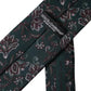 Dolce & Gabbana Green Floral Print Silk Adjustable Men Tie