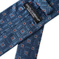 Dolce & Gabbana Blue Patterned 100% Silk Adjustable Men Tie