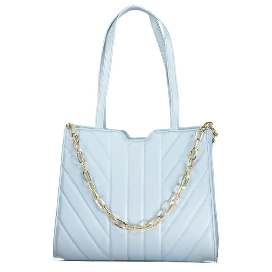 Valentino Bags Light Blue Polyethylene Handbag