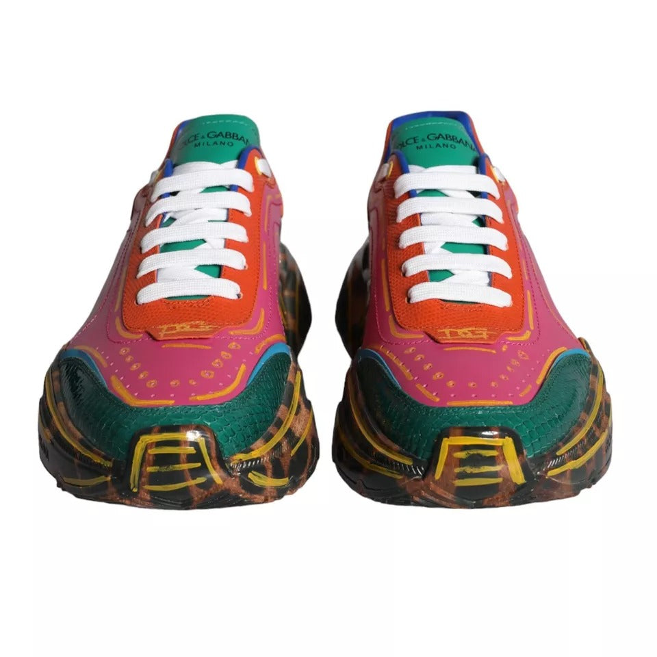 Dolce & Gabbana Multicolor Daymaster Low Top Sneakers Shoes