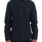 John Galliano Elegant Blue Cotton Casual Shirt