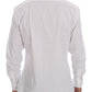 Moschino Elegant White Slim-Fit Cotton Shirt