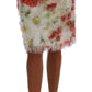Dolce & Gabbana Elegant Floral High-Waist Pencil Skirt