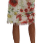 Dolce & Gabbana Elegant Floral High-Waist Pencil Skirt