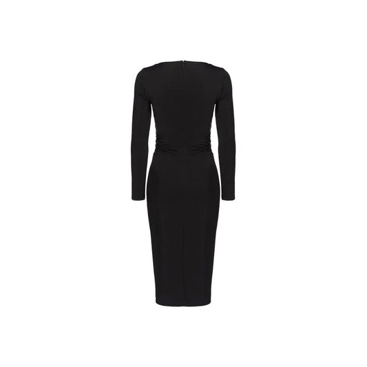 PINKO Black Viscose Dress