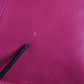 Patrizia Pepe Fuchsia Pink Leather Shoulder Purse Tote Bag