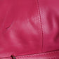 Patrizia Pepe Fuchsia Pink Leather Shoulder Purse Tote Bag