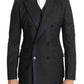 Dolce & Gabbana Elegant Gray Polka Dot 3-Piece Suit