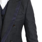 Dolce & Gabbana Elegant Gray Polka Dot 3-Piece Suit