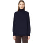 Alpha Studio Blue Silk Sweater