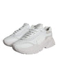 Dolce & Gabbana White Daymaster Low Top Sneakers Shoes