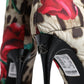 Dolce & Gabbana Multicolor Leopard Rose Mid Calf Boots Shoes