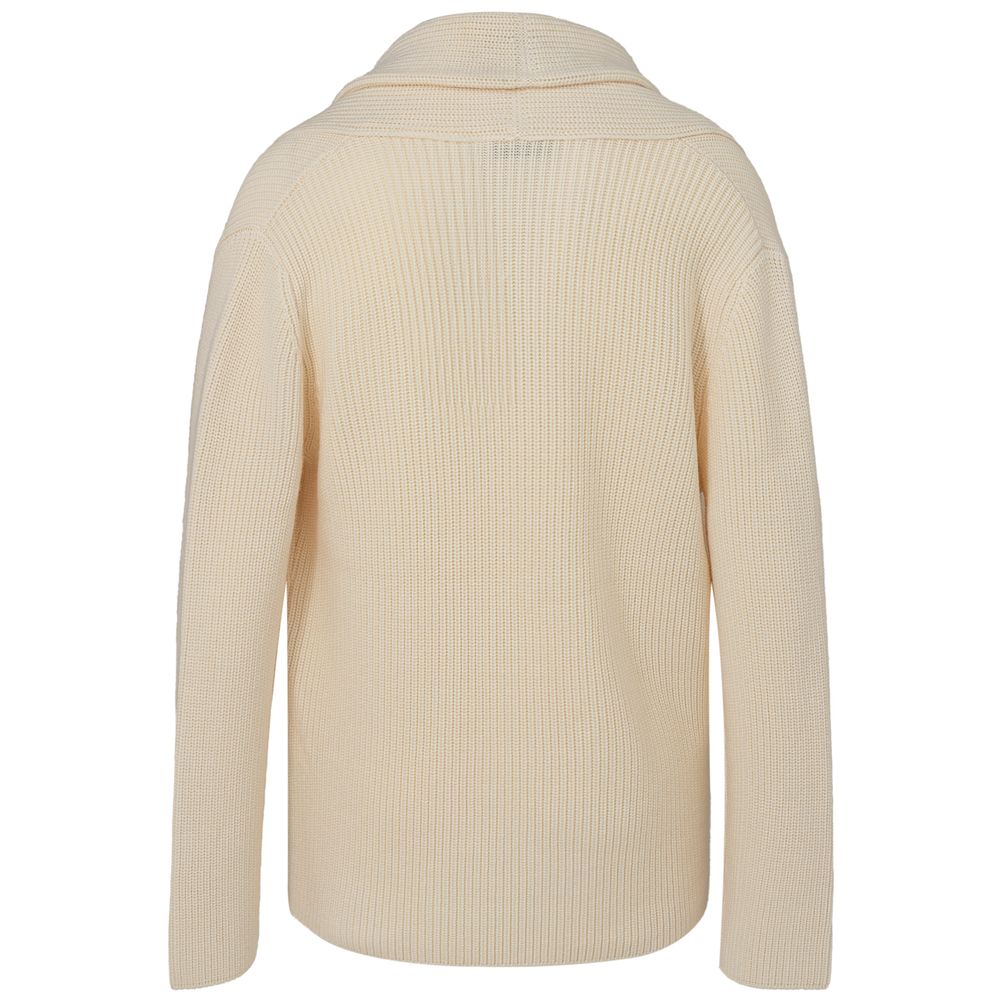 Gran Sasso White Wool Cardigan