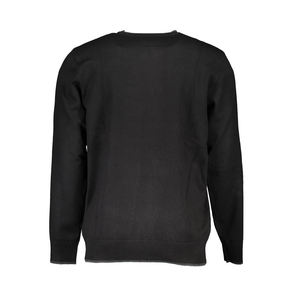 U.S. Grand Polo Black Nylon Sweater