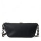 Dolce & Gabbana Elegant Black Leather Shoulder Bag