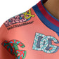 Dolce & Gabbana Salmon Pink Crew Neck Logo Sweatshirt