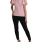 Dolce & Gabbana Chic Pink Bell Sleeve Top