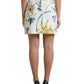 Dolce & Gabbana Elegant High Waist Floral Mini Skirt