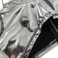 Dolce & Gabbana Silver Elegance Top with Zipper Closure