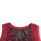 Dolce & Gabbana Red Leopard Print Sleeveless Men Tank T-shirt