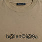 Balenciaga Brown Cotton Symbolic Jersey Vintage Crew Neck T-shirt