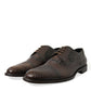 Dolce & Gabbana Elegant Textured Leather Oxford Dress Shoes