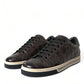 Dolce & Gabbana Elegant Exotic Leather Low-Top Sneakers