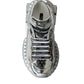 Dolce & Gabbana Silver Leather Super Queen Sneakers Shoes