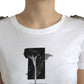 Dolce & Gabbana Elegant Monochrome Crew Neck T-Shirt