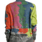 Dolce & Gabbana Multicolor Mohair Turtleneck Casual Sweater