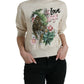 Dolce & Gabbana Elegant Jungle Print Crewneck Sweater