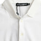 Dolce & Gabbana White Crown Patch CottonCollared Polo T-shirt