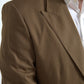 Dolce & Gabbana Elegant Brown Silk Blend Taormina Suit